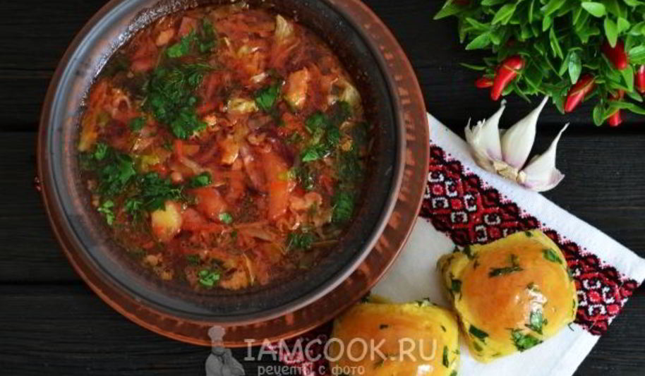 Рецепт классического борща со свеклой