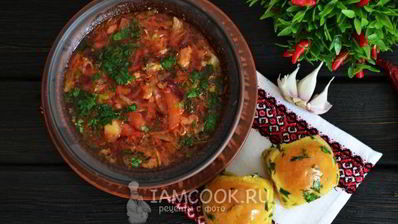 классический борщ со свеклой