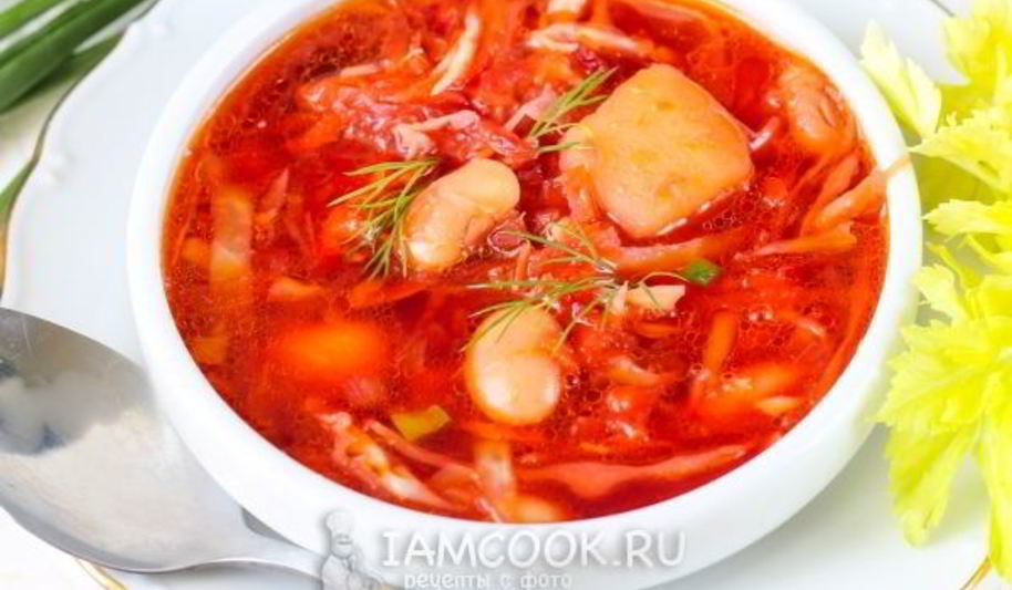 Рецепт классического постного борща