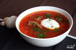 Красный борщ