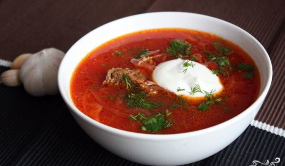 Рецепт красного борща