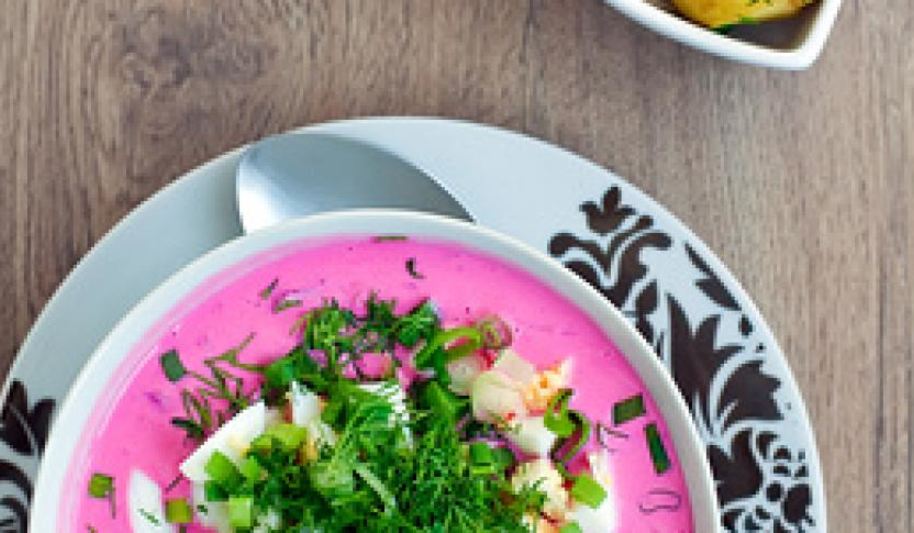 Рецепт литовского холодного борща