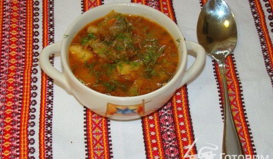 Рецепт моего борща