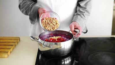 постный борщ