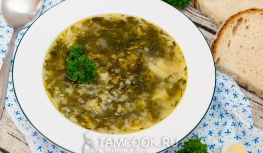 Рецепт постного зеленого борща