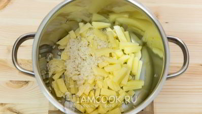 постный зеленый борщ