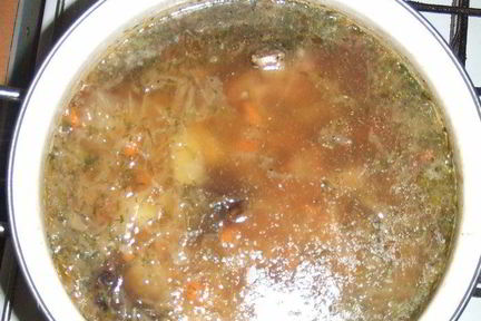 Украинский борщ из квашеной капусты