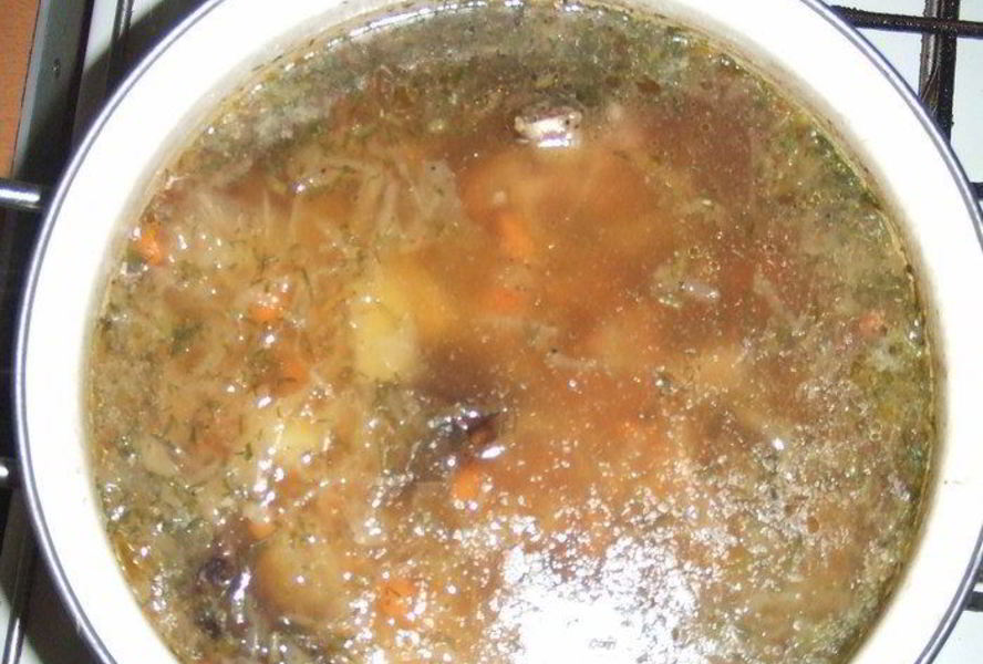 Украинский борщ из квашеной капусты