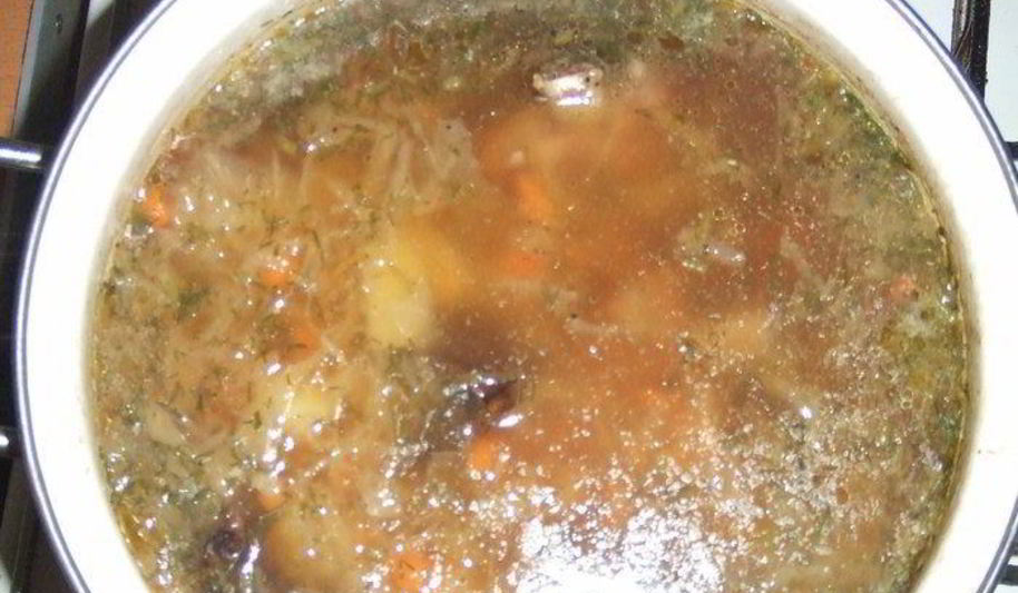 Рецепт украинского борща из квашеной капусты