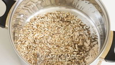 вегетарианский борщ с семечками