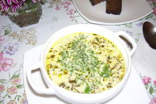 Зеленый борщ из СССР