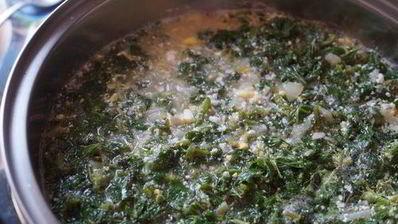 зеленый борщ с крапивой