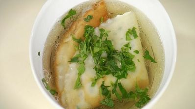 блинчики в бульоне