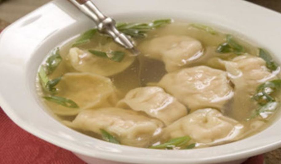 Рецепт бульона рыбного с пельменями