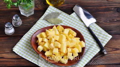 грибной суп на курином бульоне