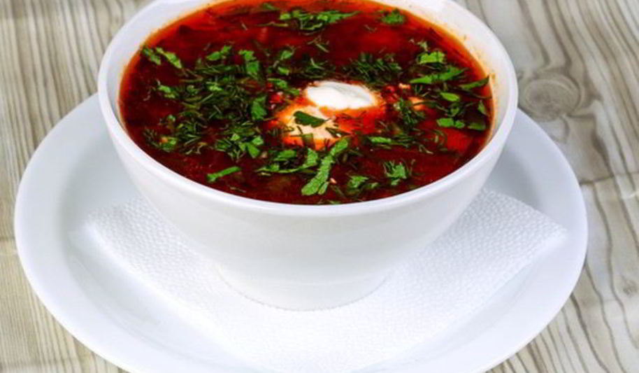 Рецепт холодного борща на курином бульоне