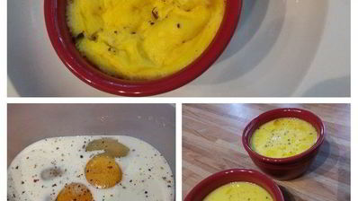 куриный бульон с клецками