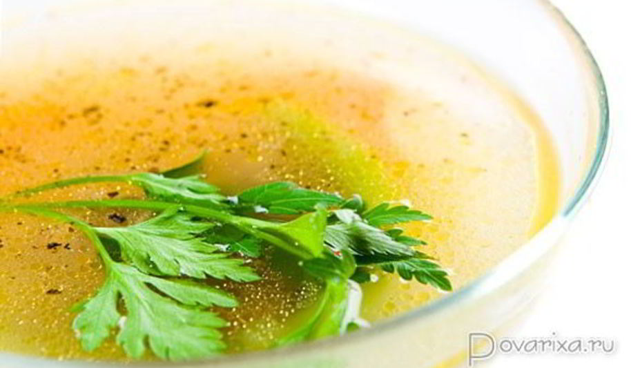 Рецепт мороженного куриного бульона