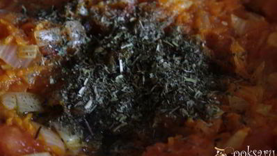 пряный чечевичный суп на курином бульоне