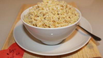 пшеничная каша на курином бульоне