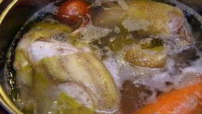 вкусный куриный бульон