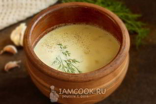 Чесночный суп в духовке