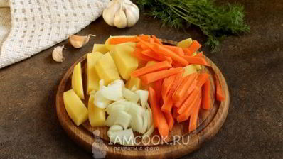 чесночный суп в духовке