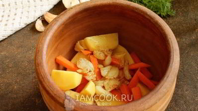 чесночный суп в духовке