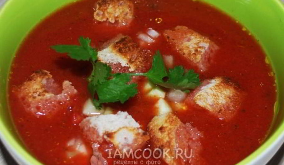 Рецепт гаспачо классического