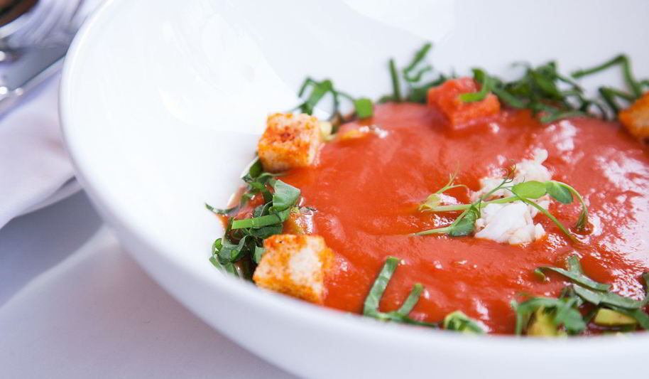 Рецепт гаспачо с крабовыми палочками