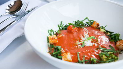 гаспачо с крабовыми палочками