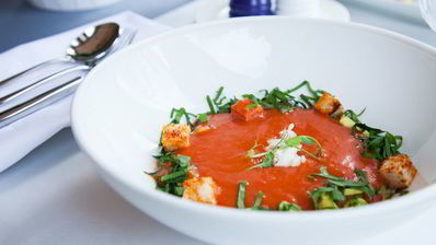 гаспачо с крабовыми палочками