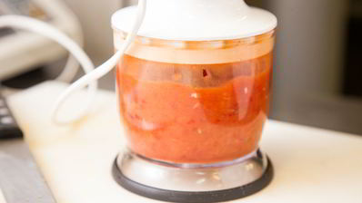 гаспачо с крабовыми палочками