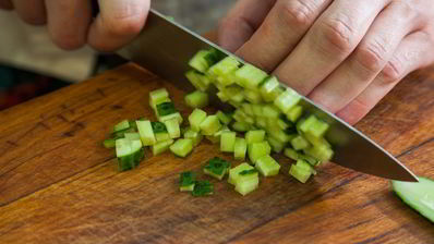 гаспачо с крабовыми палочками