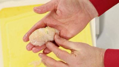 гаспачо с пшеничными чипсами