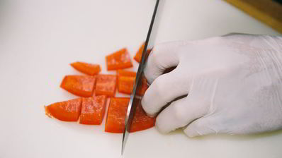 гаспачо с сорбетом из томатов