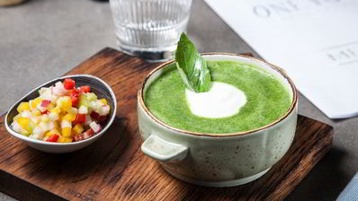 огуречно-перечный гаспачо