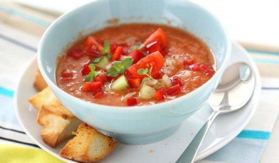 Рецепт традиционного овощной гаспачо