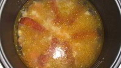 гороховый суп на копченых ребрышках