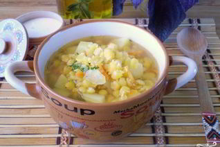 Гороховый суп на воде