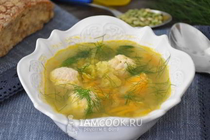 Гороховый суп с фрикадельками
