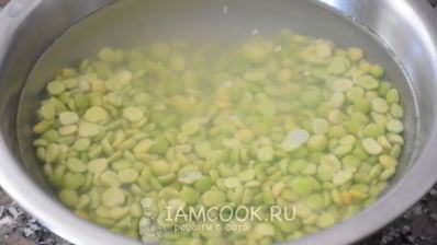 гороховый суп с фрикадельками