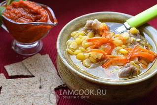 Гороховый суп с говядиной