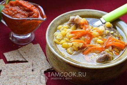 Гороховый суп с говядиной