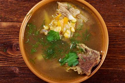 Гороховый суп с говяжьими ребрышками