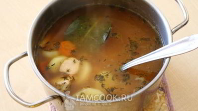 гороховый суп с индейкой