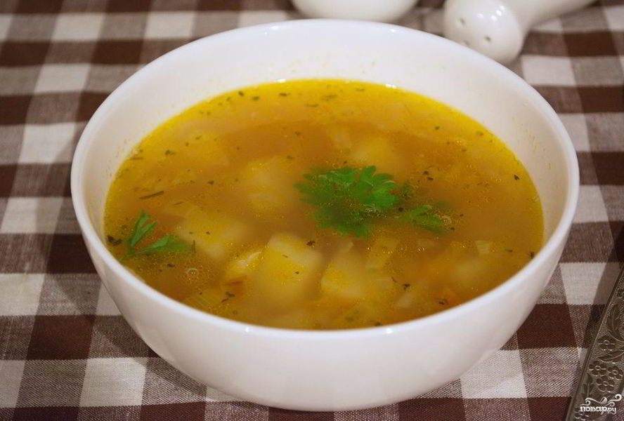 Гороховый суп с картошкой