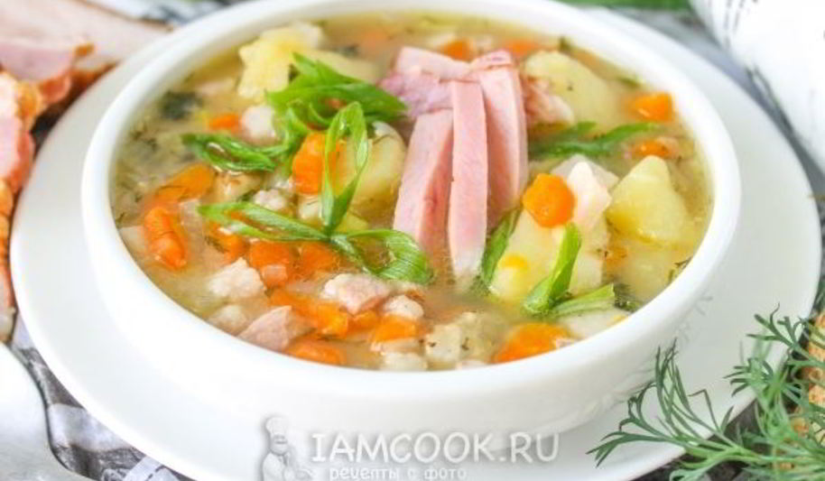 Рецепт горохового супа с копченой грудинкой