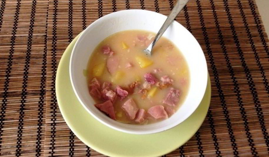 Рецепт горохового супа с копченой рулькой