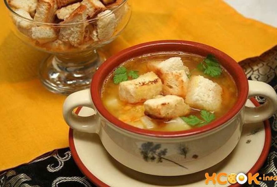 Гороховый суп с копченостями